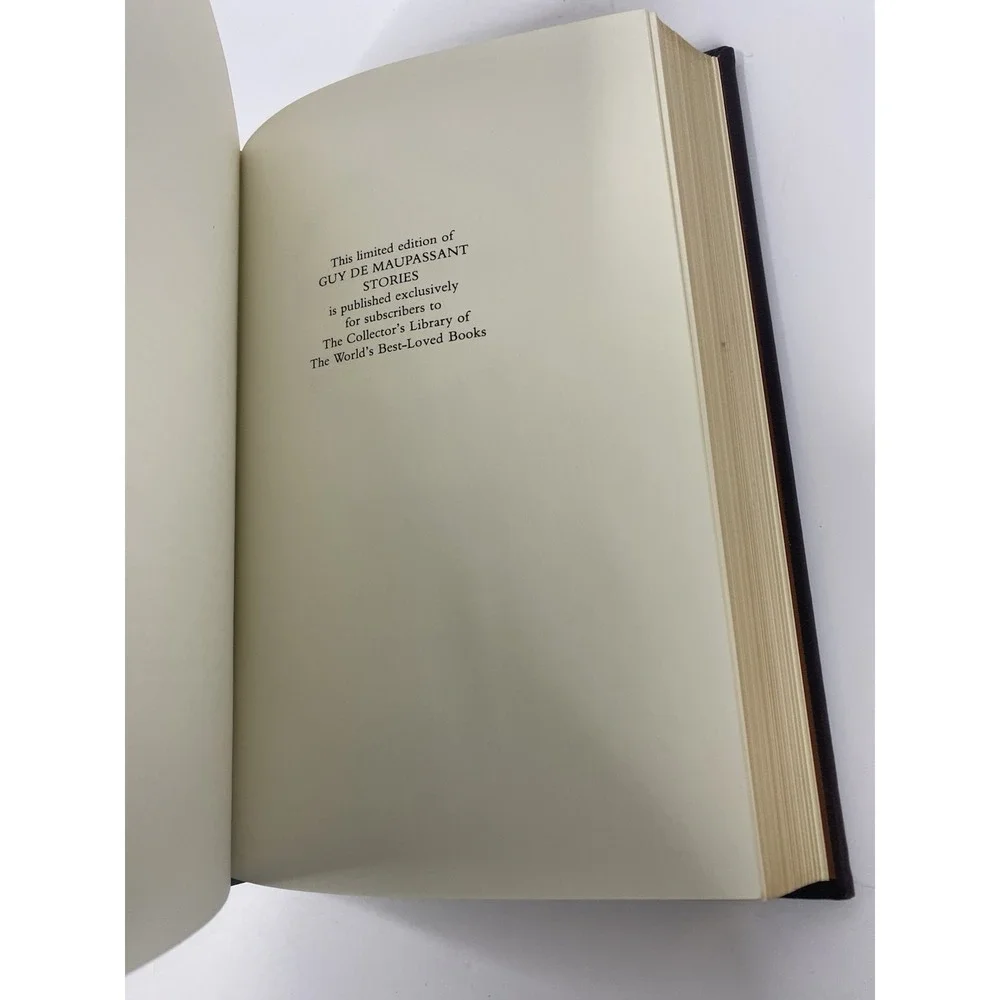 Franklin Library Stories‎ Guy de Maupassant 1981 Best Loved Books